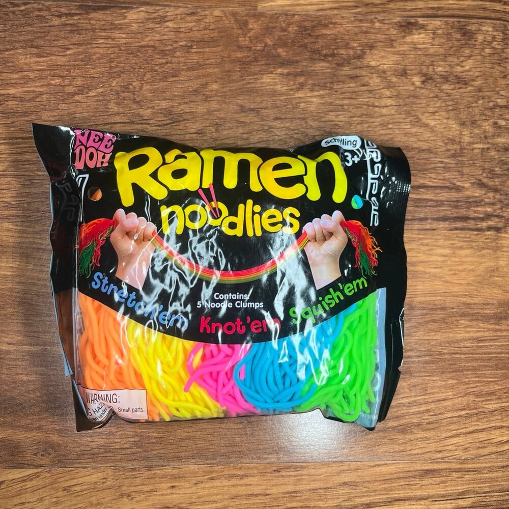 Needoh Ramen Noodlies Fidget Toy Squishy